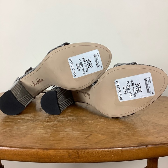 Sam Edelman plaid strappy sandal size 9M - Picture 7 of 7